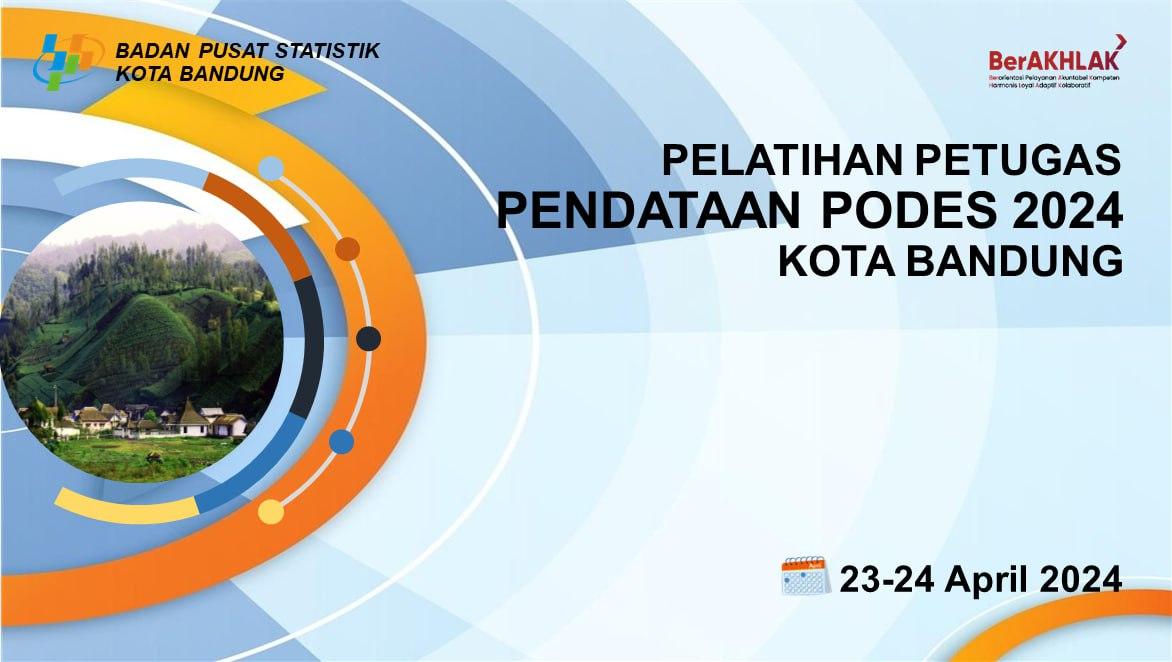 Pelatihan Petugas PODES 2024