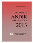 Kecamatan Andir Dalam Angka 2013