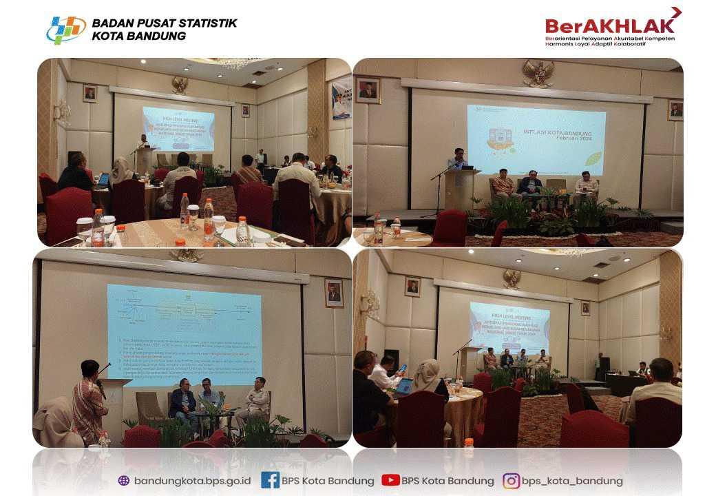 High Level Meeting (HLM)  Strategi Pengendalian Inflasi Menjelang HBKN di Kota Bandung Tahun 2024