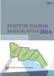 Statistik Daerah Kecamatan Bandung Wetan 2016