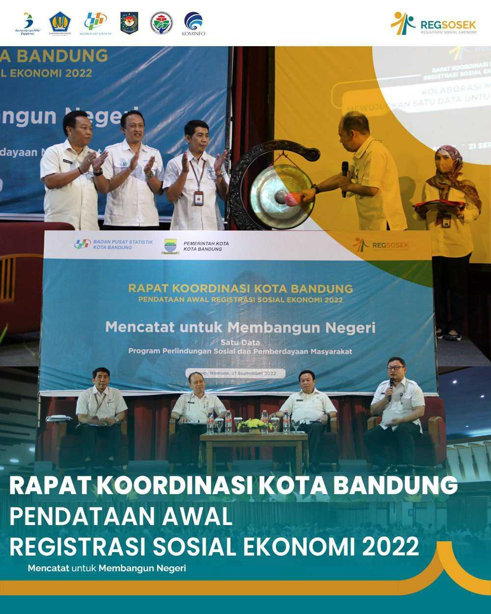 Bandung City Coordination Meeting for Initial Data Collection for 2022 Socio-Economic Registration