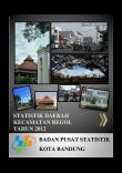 Statistik Daerah Kecamatan Regol 2012