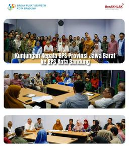 Kunjungan Kepala BPS Provinsi Jawa Barat Ke BPS Kota Bandung