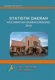 Statistik Daerah Kecamatan Kiaracondong 2016 