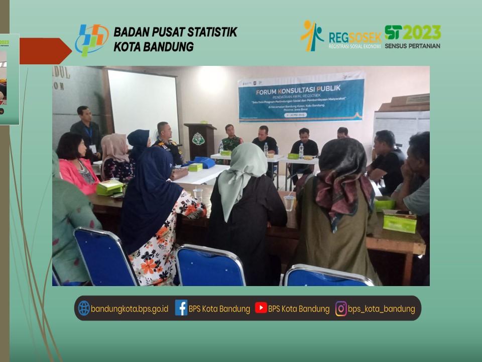 Public Consultation Forum 7 Bandung Kulon Sub-district