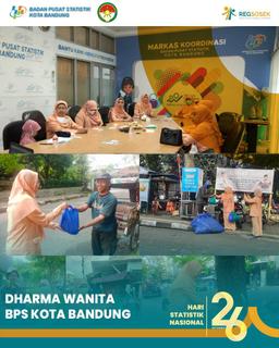 Dharma Wanita Association of BPS Bandung City at HSN 2022