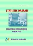 Statistik Daerah Kecamatan Kiaracondong 2012