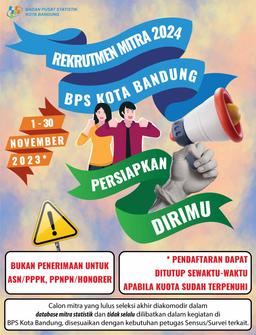 Rekrutmen Calon Mitra BPS Kota Bandung 2024