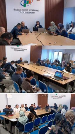 Rapat Evaluasi dan Briefing VIMK Tahunan BPS Kota Bandung 2024