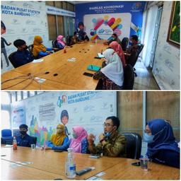 Diskominfo visit BPS Kota Bandung