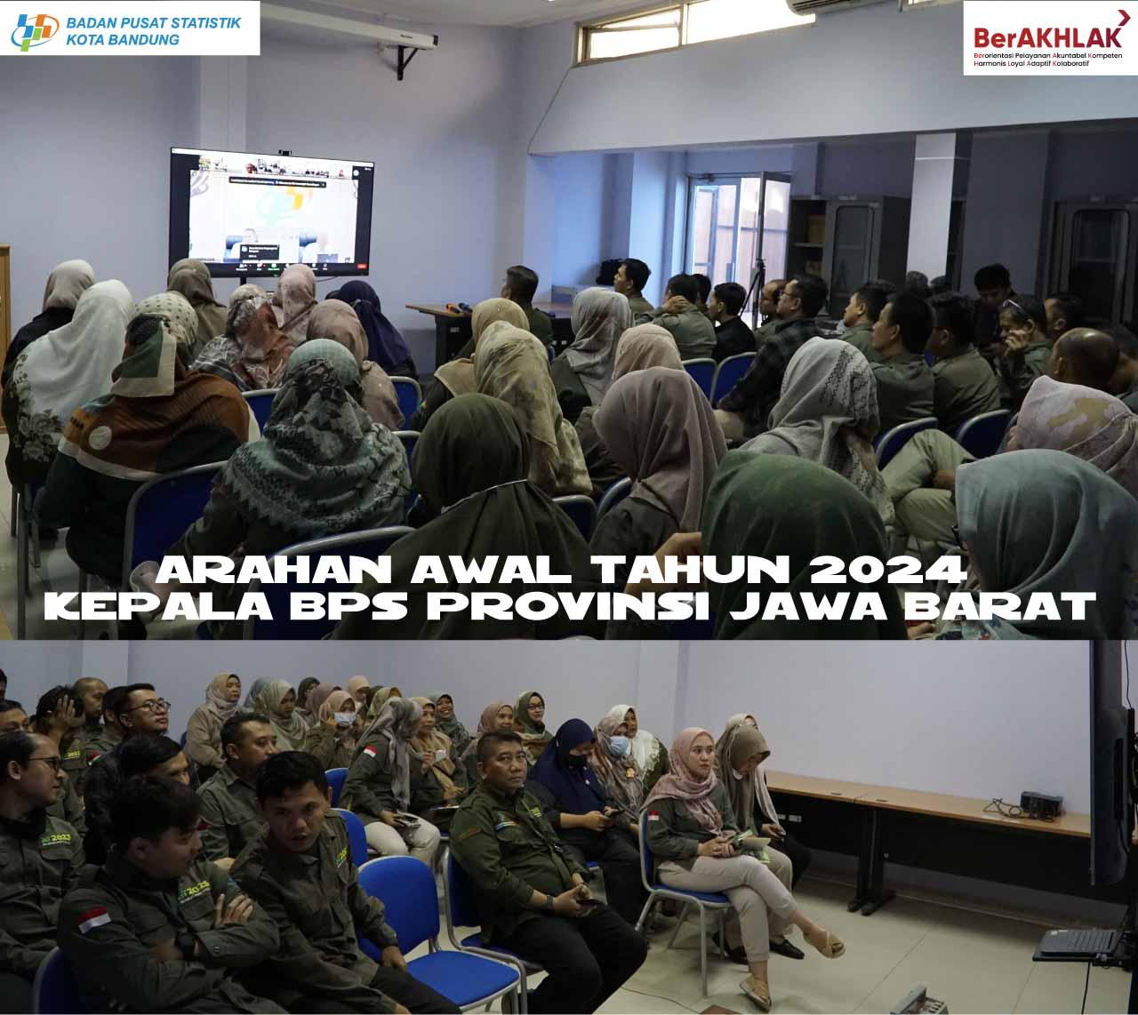 Arahan Awal Tahun 2024 Kepala BPS Provinsi Jawa Barat