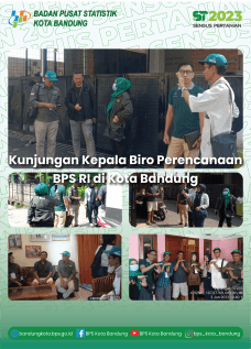 Visit of the Head of Planning Bureau of BPS RI to the City of Bandung