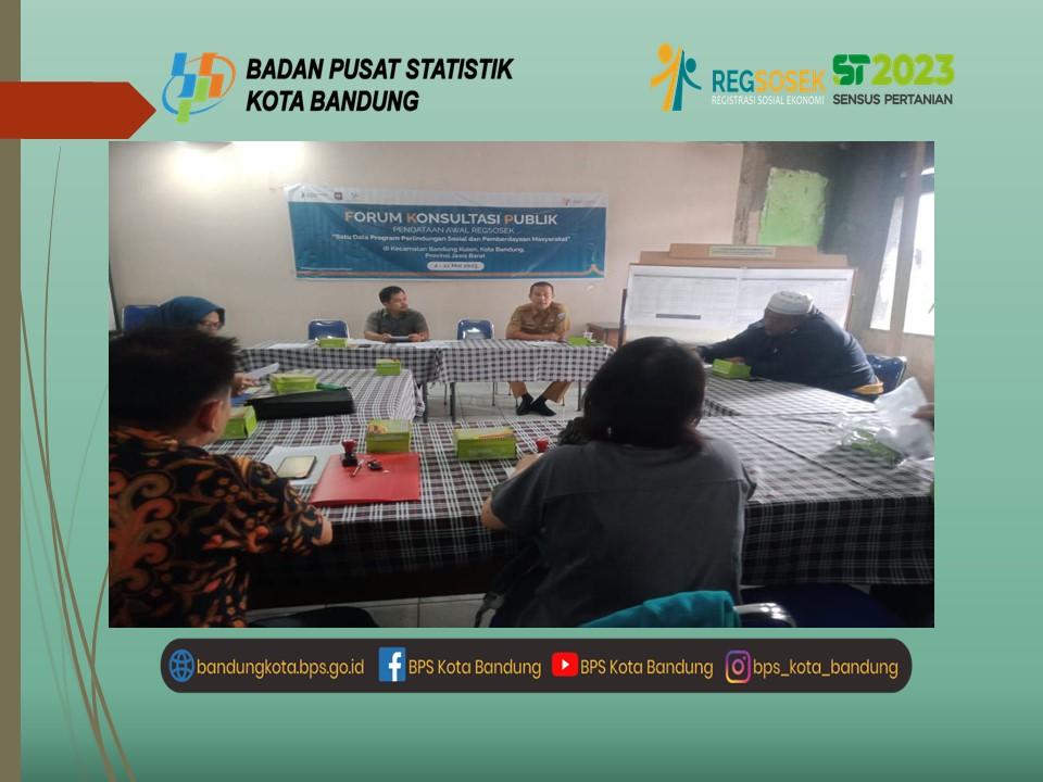 Forum Konsultasi Publik 20 Kecamatan Bandung Kulon