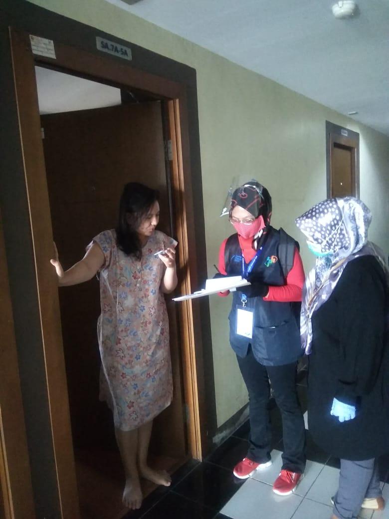 Kegiatan Pendataan Sensus Penduduk 2020 Door to Door Apartemen