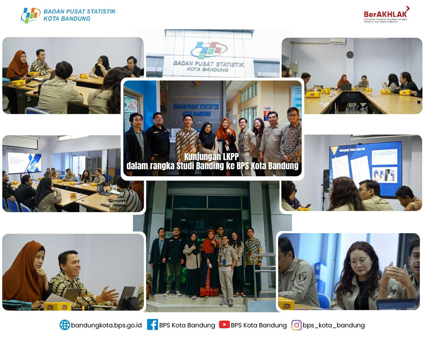 LKPP Visit in the framework of Comparative Study to BPS Bandung City